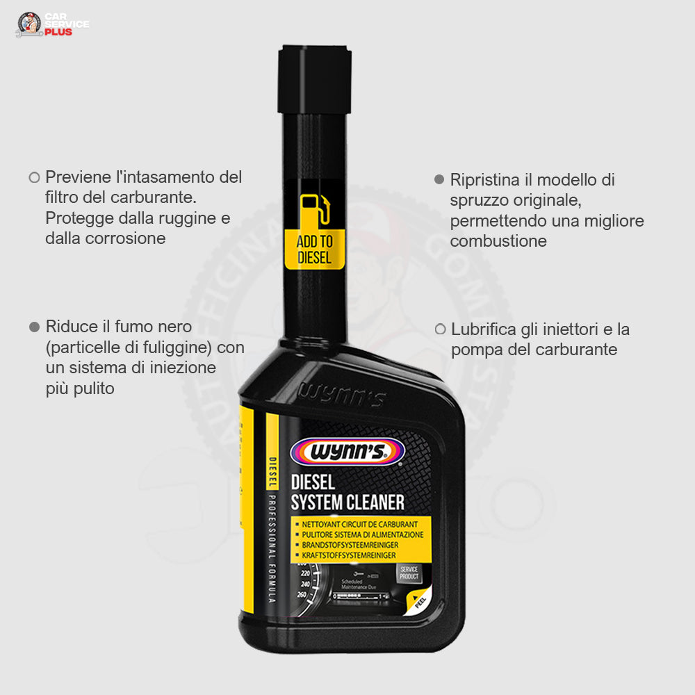 Pulitore sistema di alimentazione Diesel - Wynn's
