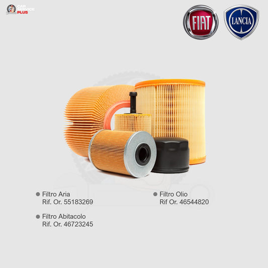 KIT Filtri Tagliando Fiat Punto + Lancia Ypsilon