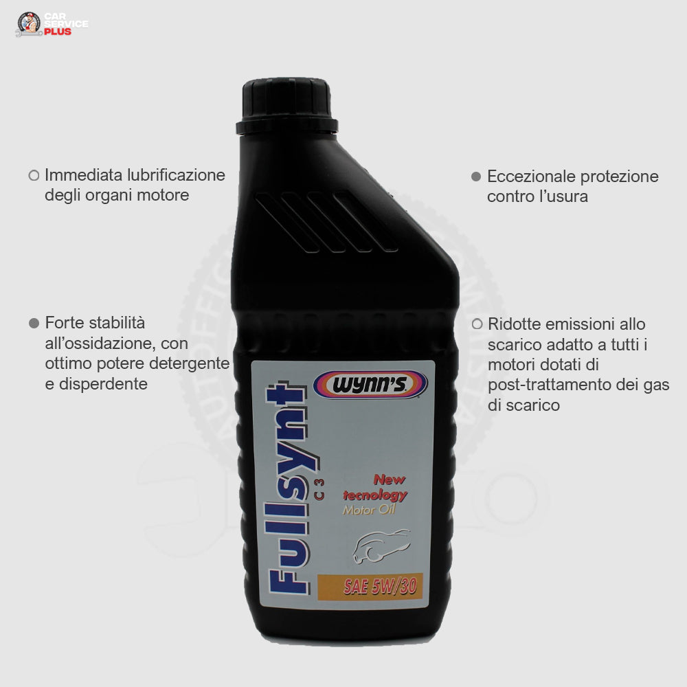 Olio motore FULLSYNT SAE 5W30 C3 - Wynn's