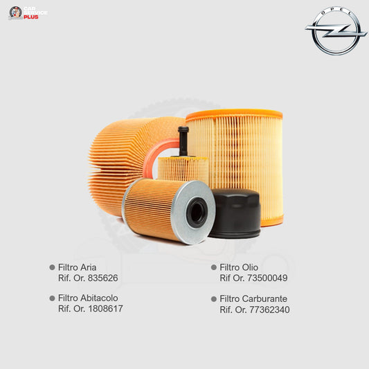 KIT Filtri Tagliando Opel Corsa C 1.3 DTI Cv 70