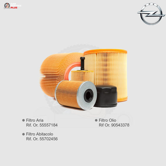KIT Filtri Tagliando Opel Corsa D Benzina (->mot. 19MA 9234) Cv 60
